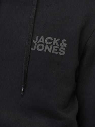 JACK & JONES Erkek Jjecorp Logo Sweat Hood Noos Kapüşonlu Sweatshirt