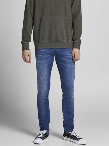 JACK & JONES Erkek JJIGLENN JJICON BL 894 Jeans, Blue Denim, 30/34