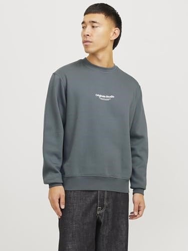 JACK & JONES Erkek Jorvesterbro Sweat Crew Neck Noos