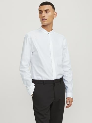 JACK & JONES Erkek Jprblatux Band Shirt L/S uzun kollu gömlek