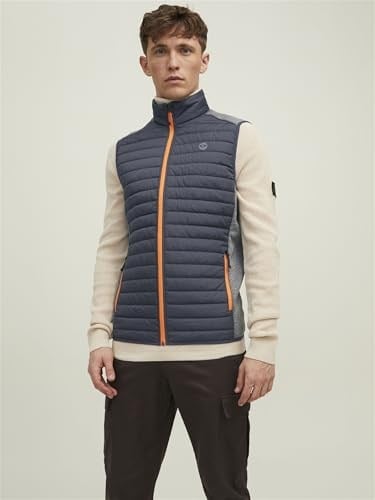 JACK & JONES Herren JJEMULTI Bodywarmer Collar NOOS Jacke