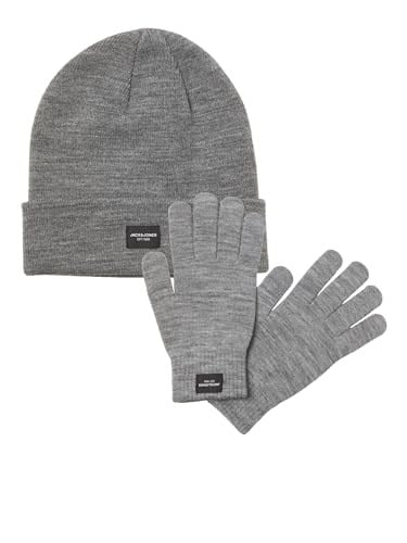 JACK & JONES JACBEANIE & GLOVE KNIT GIFTBOX örgü bere Erkek
