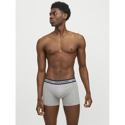 JACK & JONES Jacoliver Solid Trunks 3 Pack Ln Boxer Şort Erkekler