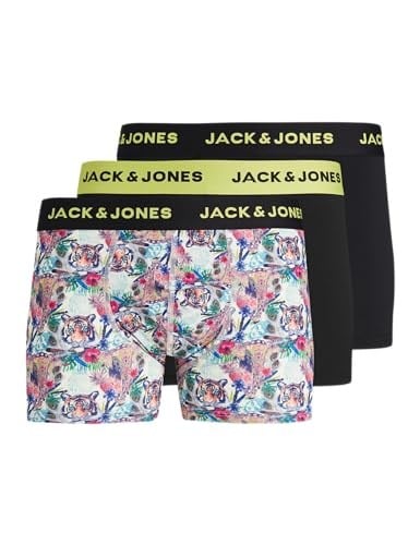 JACK & JONES JACTIGER MICROFIBER TRUNKS 3 PACK Boxer Erkek