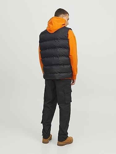 JACK & JONES JCOELEMENTS PU BODYWARMER Outerwear Erkek