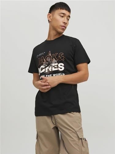 JACK & JONES Jcohunt Tee Ss Crew Neck Tişört Erkek