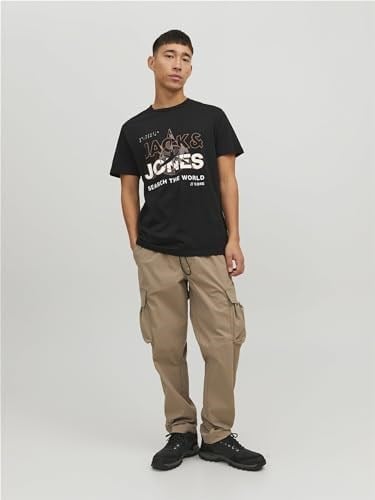 JACK & JONES Jcohunt Tee Ss Crew Neck Tişört Erkek
