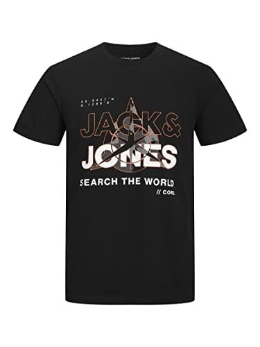 JACK & JONES Jcohunt Tee Ss Crew Neck Tişört Erkek
