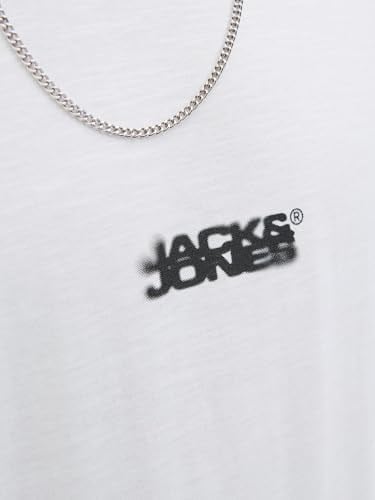 JACK & JONES Jcosago Logo Slub Tee Ss Crew Neck Jcosago Logo Slub Tee Ss Crew Neck Erkekler