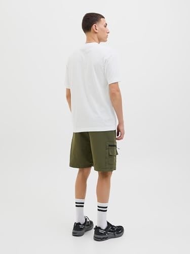 JACK & JONES Jcosago Logo Slub Tee Ss Crew Neck Jcosago Logo Slub Tee Ss Crew Neck Erkekler