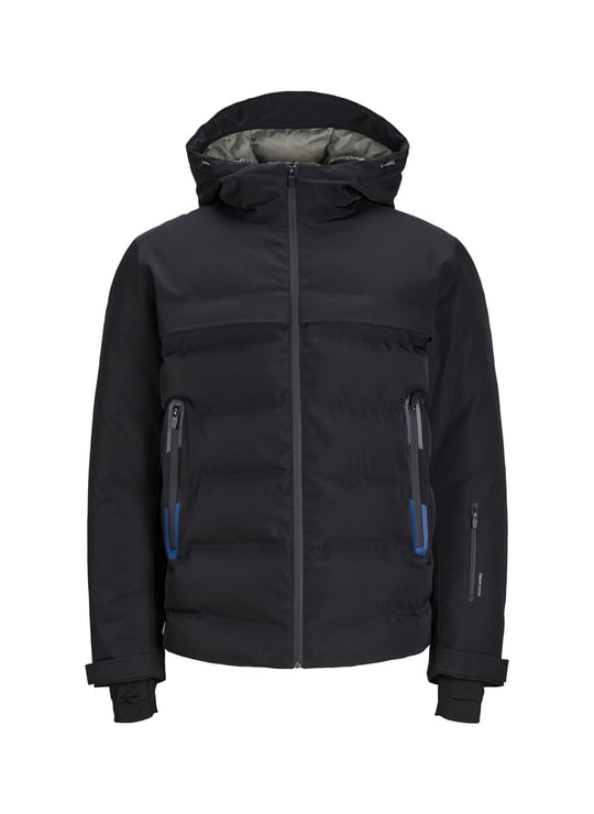Jack Jones Jcotarwin Puffer Erkek Günlük Mont 12225287-BLACK Siyah