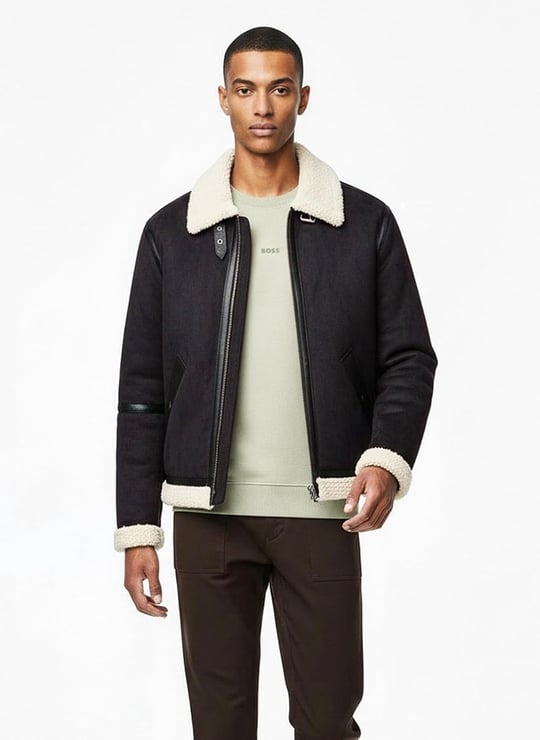 JACK & JONES Jjcole Aviator Jacket Jjcole Aviator ceket Erkekler