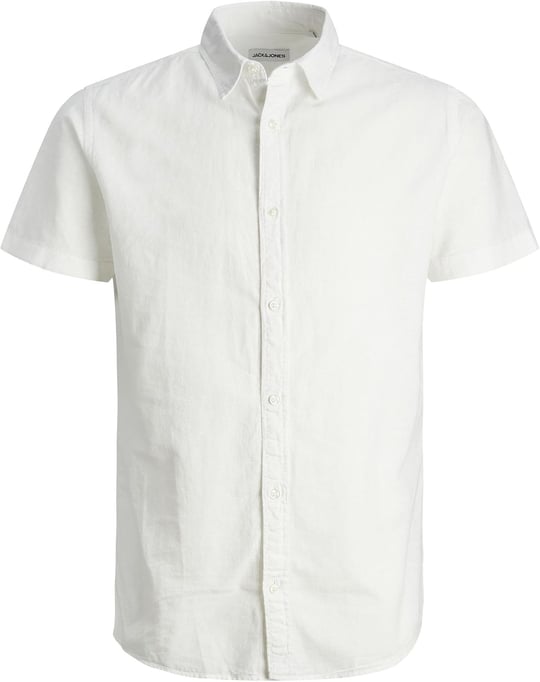 JACK & JONES JJELINEN BLEND SHIRT SS SN JNR Gömlek Erkek çocuk