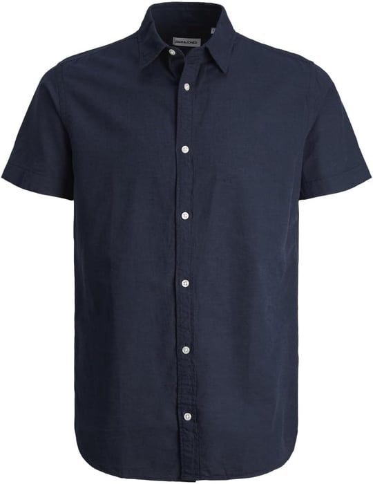 JACK & JONES JJELINEN BLEND SHIRT SS SN JNR Gömlek Erkek çocuk