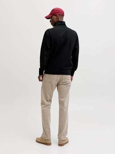 JACK & JONES Jjesoho Sweatshirt Quarter Zip Sweatshirt, 12278793