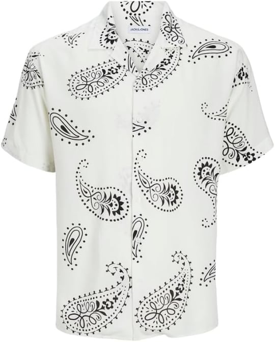 JACK & JONES JJJEFF ABSTRACT PRINT RESORT SHIRT SS Gömlek Erkek