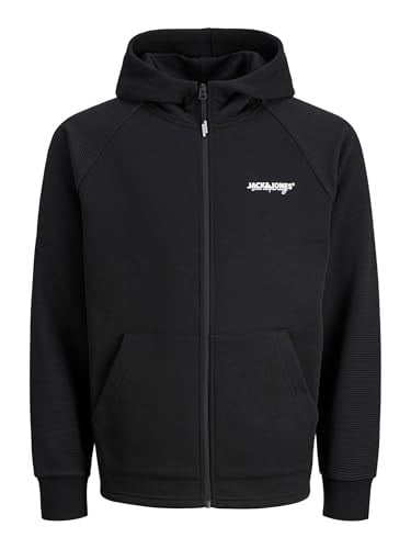 JACK & JONES Jjthatcher Sweat Zip Hood Kapüşonlu Fermuarlı Sweatshirt, 12278609