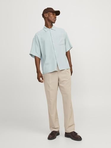 JACK & JONES JORJOHN OVERSIZED SHIRT SS LN Gömlek Erkek