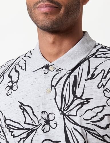 JACK & JONES JORLAFAYETTE AOP SS POLO Polo Tişört Erkek