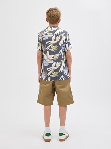 Jack & Jones Jorluke Varenna Erkek Çocuk Gömlek, Gri, 16 Yaş