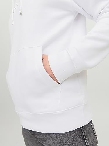 JACK & JONES Kabartma Baskılı Kapüşonlu Sweatshirt, 12233972 - Bedenler: S, M, L, XL, XXL