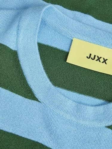 Jack & Jones Kadın Hakim Yaka Triko Uzun Kollu Jjxx Jxvalentina Soft Stripe Crop Knit Sn