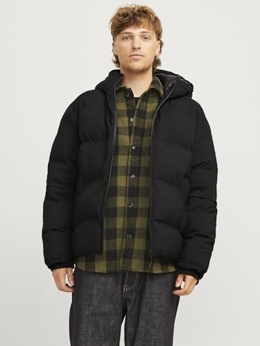 JACK & JONES Kapüşonlu Puffer Mont, 12256887
