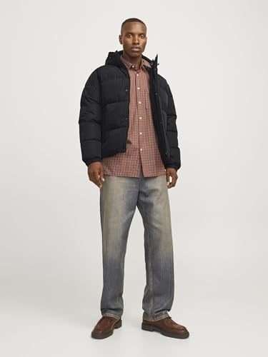 Jack & Jones Kapüşonlu Puffer Mont JJEBRADLEY PUFFER HOOD SN, 12256974_JJEBRADLEY PUFFER HOOD SN