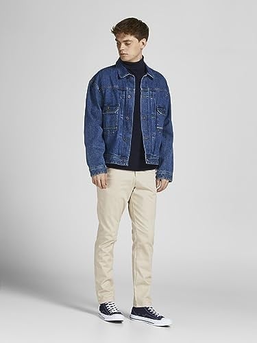 JACK & JONES Marco Bowie Chino Pantolon Slim Fit Deep Lichen Green, 12150148