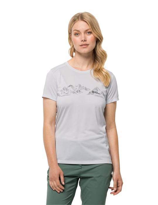 Jack Wolfskin Crosstrail Graphic T W Tişört kısa kollu Kadınlar
