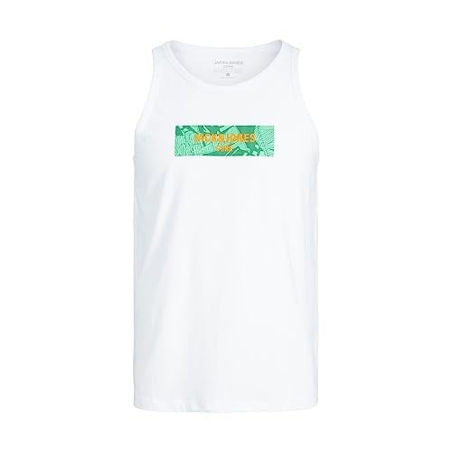 Jack&Jones Beyaz Erkek%100 Pamuk Atlet 12235311 S