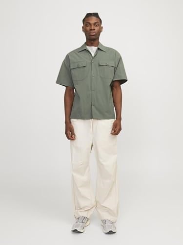 JACK&JONES JCOALTITUDE SHIRT SS OVERSIZED12251280 YEŞİL yeşil xxl