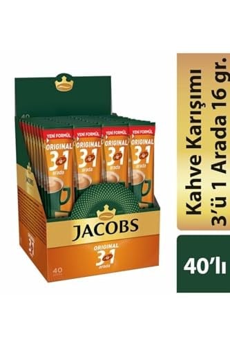 Jacobs 3 ü 1 Arada Kahve 16 Gr (40 Adet)