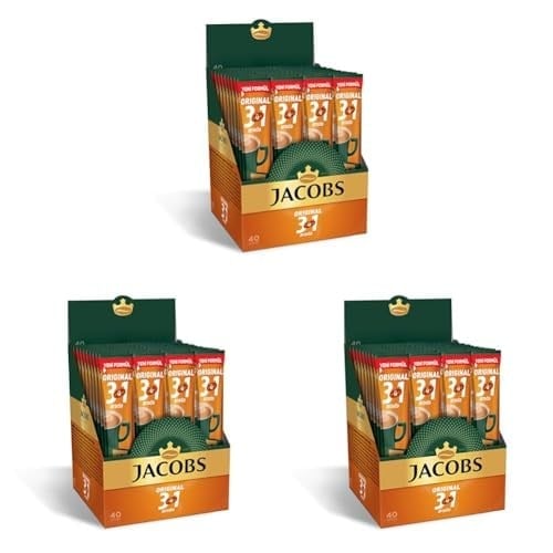 Jacobs 3ü 1 Arada 16 Gram x 40, Kahve (3 paketi)