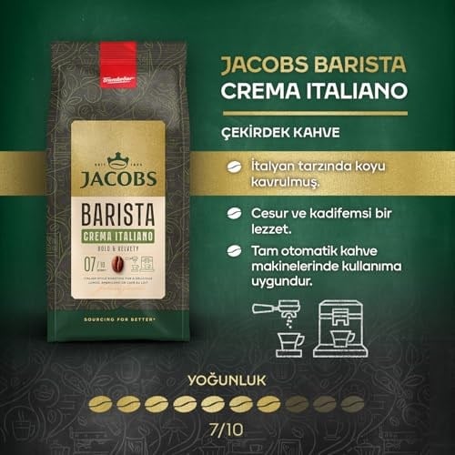 Jacobs Barista Editions Crema Italiano Çekirdek Kahve, 1 kg