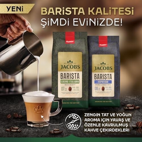 Jacobs Barista Editions Crema Italiano Çekirdek Kahve, 1 kg