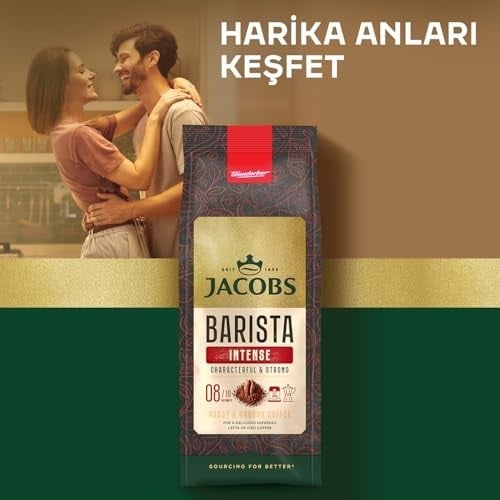 Jacobs Barista Intense Öğütülmüş Kahve 200gr