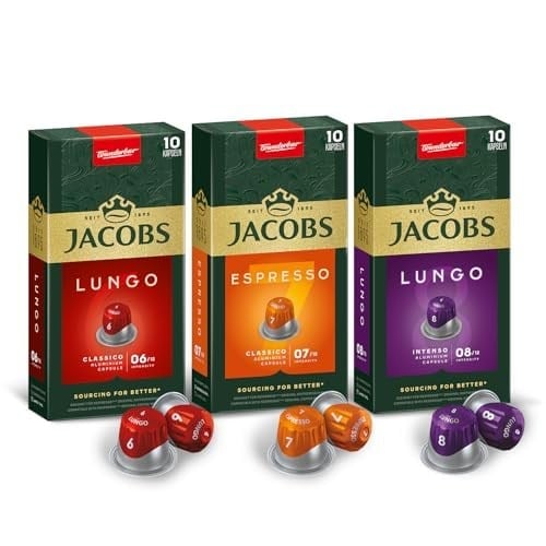 Jacobs Kapsül Kahve Çeşitleri (3x10 Adet)