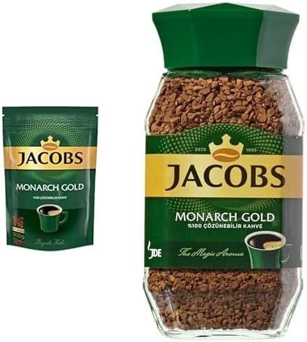 Jacobs Monarch Gold 200 gr + 100 gr Kavanoz Çözünebilir Kahve