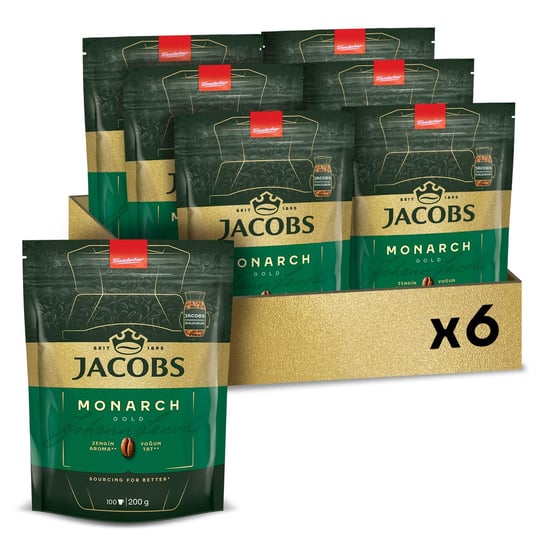 Jacobs Monarch Gold 200 gr x 6 Paket