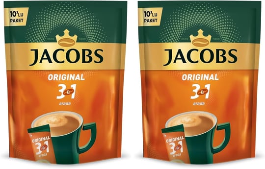 Jacobs Original 3 ü 1 arada Stick Karışım Kahve (2 paketi)