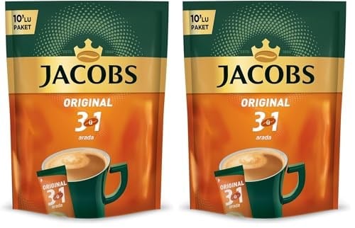 Jacobs Original 3 ü 1 arada Stick Karışım Kahve (2 paketi)