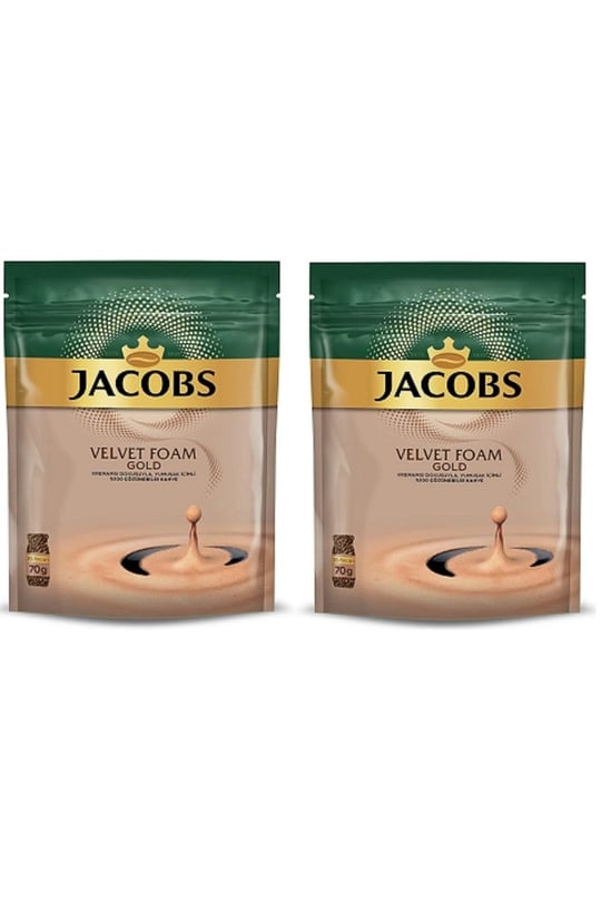 Jacobs Velvet Foam Gold 70 Gr Poşet X 2 Adet