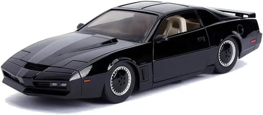 Jada 1: Hafif Pontiac Firebird ile 24 Hollywoodun Rides Knight Rider KITT 30086, Siyah