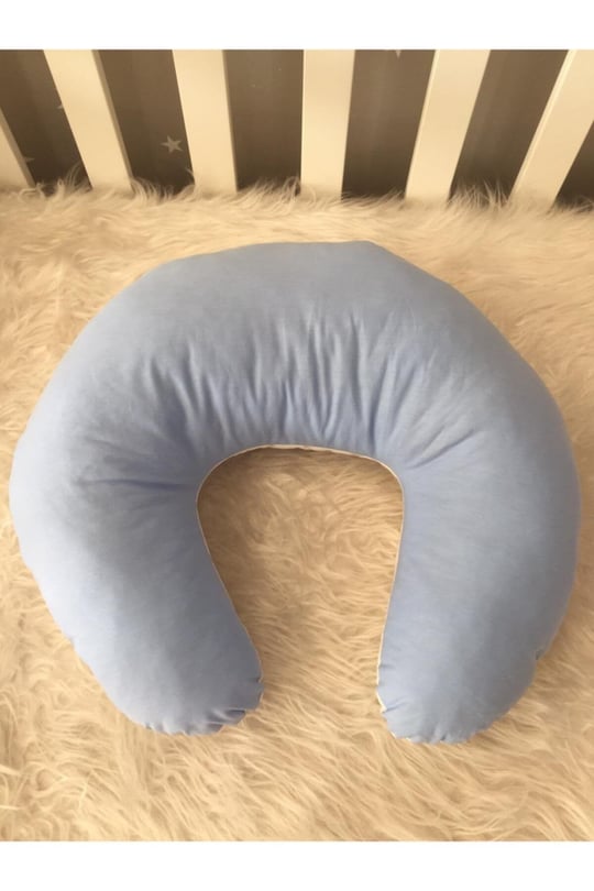 Jaju Baby Mavi Emzirme Yastığı - Destek Minderi