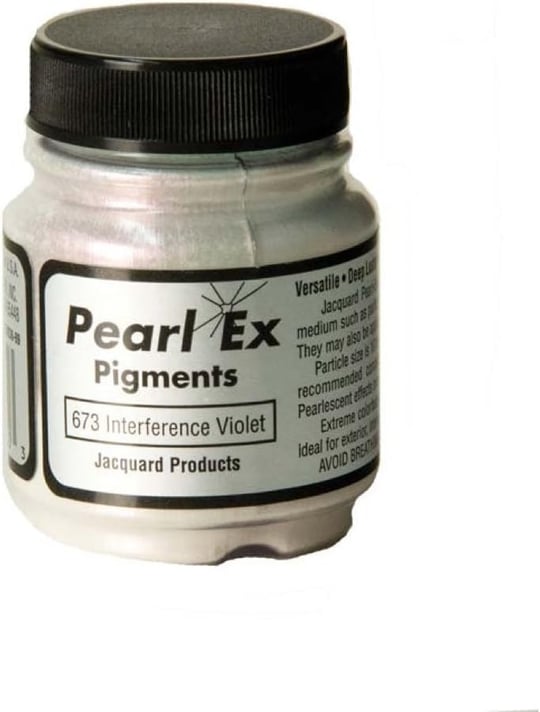 Jakarlı Pearl Ex Mika Pigmentleri - Girişim Menekşe 1/2 oz. Kavanoz