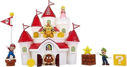 Jakks Pacific Nintendo Super Mario Mantar Sarayı Aksesuar Seti+Şekil