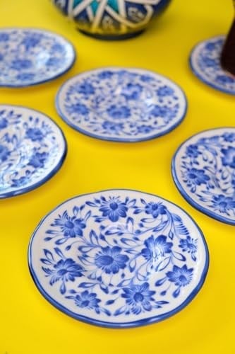 Jamuor Mess Fulya Porselen Çay Tabak Takımı 12Cm 6 Parça