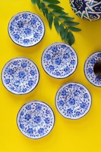 Jamuor Mess Fulya Porselen Çay Tabak Takımı 12Cm 6 Parça