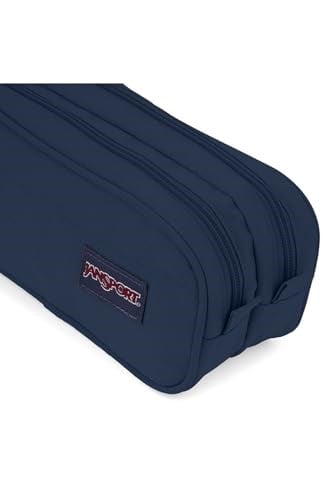 Jansport Large Accesssory Pouch Unisex Yetişkin Kalem Çantası Navy Standart - Seçenekler: 10H x 23W x 8D cm x 1,3L, M, Standart, Tek Beden